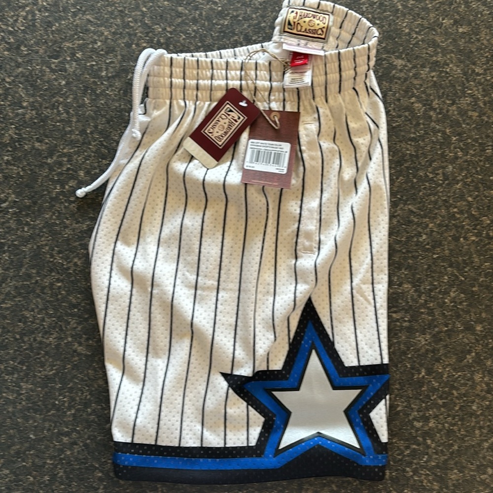 MITCHELL & NESS HORDWOOD CLASSIC RETRO ORLANDO MAGIC BASKETBALL SHORT MEDIUM NWT